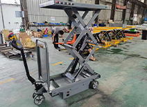 Self propelled Powered Lift  Double Scissor Carts