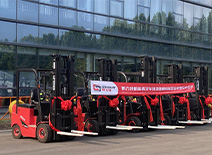 5 forklifts to be shipped from factory to Egypt