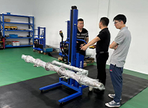 Install Non-Standard Electric Reel Stacker for Customers